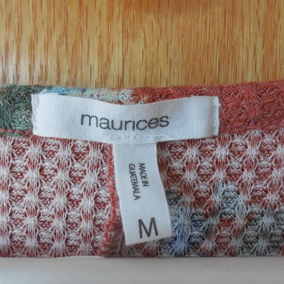 Maurices Waffle Knit L/S Top Size M - Picture 2 of 9